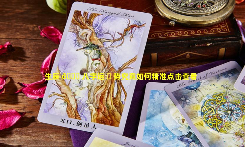 生辰 💐 八字运 ☘ 势究竟如何精准点击查看